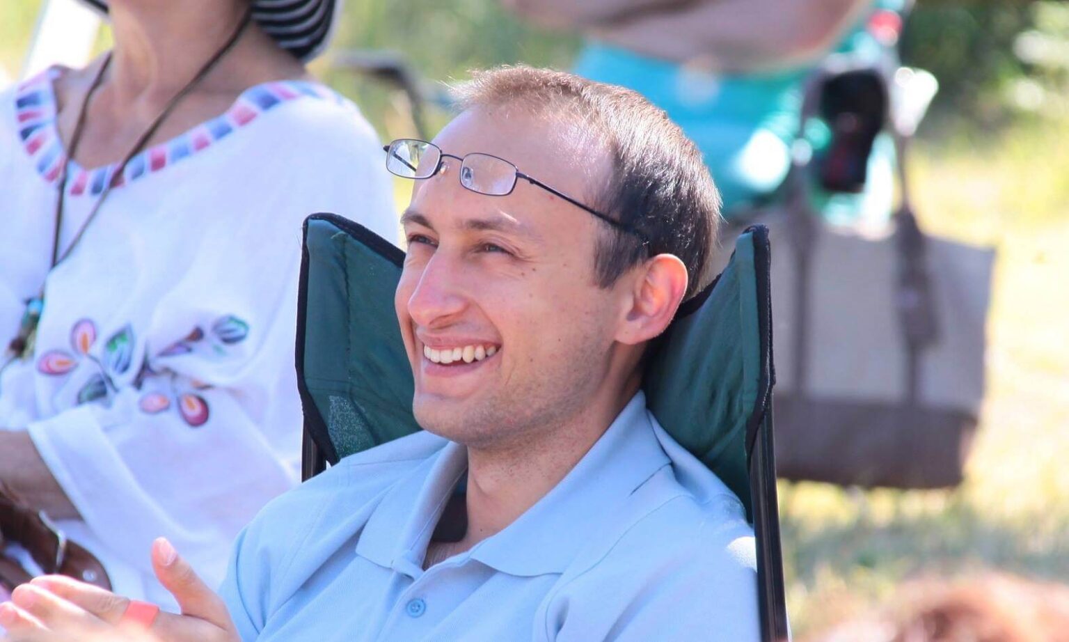 At the morning lecture, 2013
